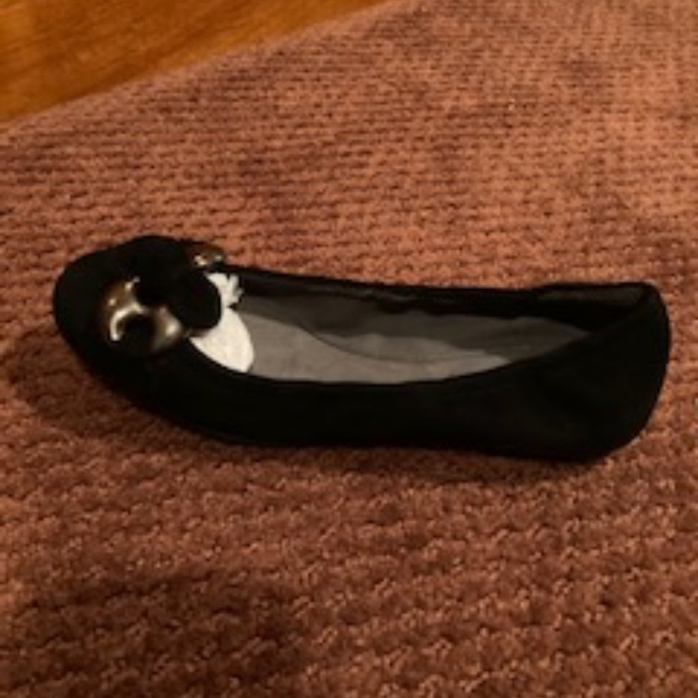 Stuart Weitzman Black Suede Lolly Size 4